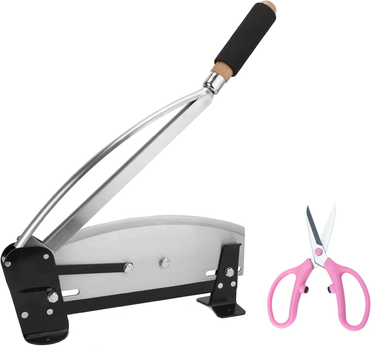 16-Inch Stainless Steel Flower Stem Cutter & Floral Scissors Set, Heavy Duty Bunch Cutter with