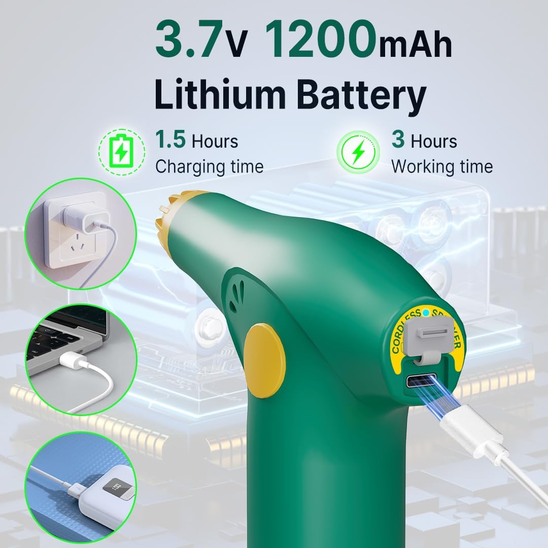 T TOVIA: Garden Sprayer 1 Liter Battery Spray Bottle Powered Electric, Rechargeable, Portable