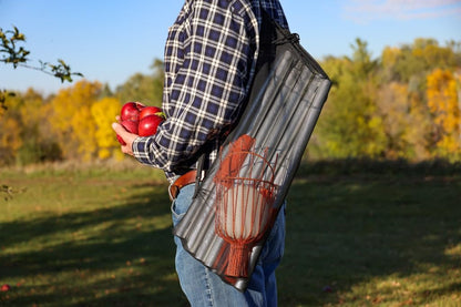 21ft Reaching Fruit Picker with Lightweight Rigid Pole – Patented Compact Foldable Design with