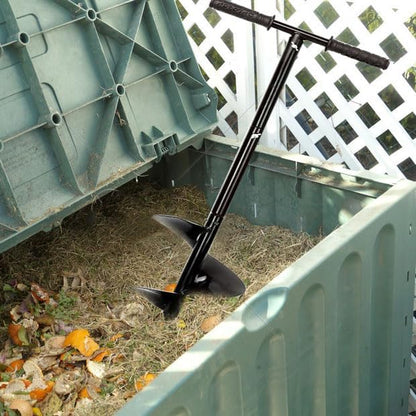 Compost Turner Aerator,Compost Stirrer Tool for Outdoor Composting Manual Compost Bin Aerator