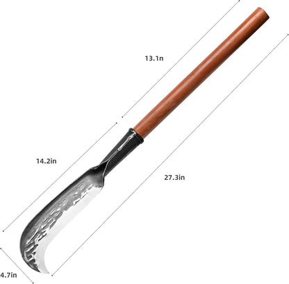 Machete for Yard Work Billhook Sickle Knife Brush Clearing Sickle Knife with Sheath - Perfect Brush