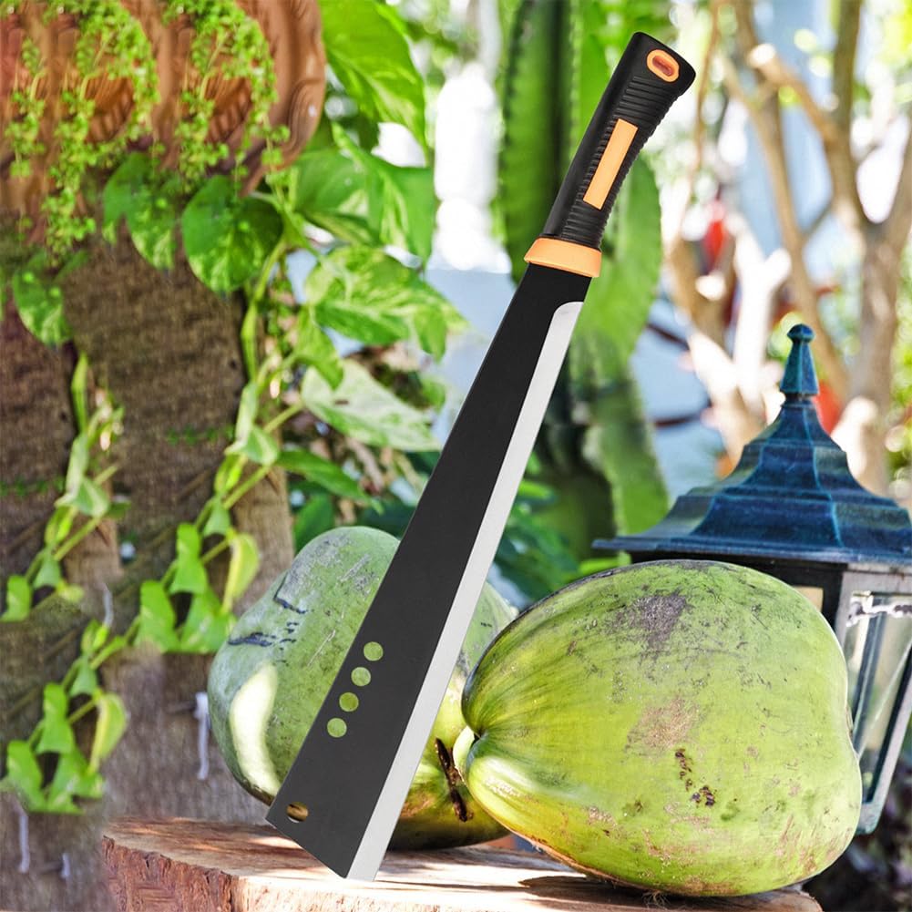 Machete for Yard Work and Cutting Trees Heavy Duty Machetes Brush Clearing Sickle Knife with Cold
