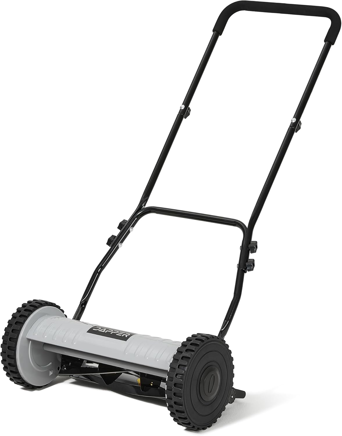 16" Push Reel Lawn Mower – Manual 5-Blade Hand Mower with Adjustable 3-Position Cutting Height