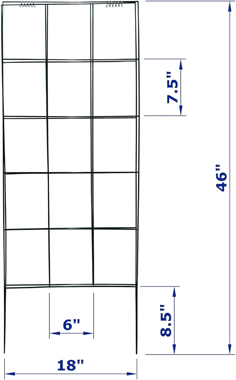 Garden Cucumber Trellis A-Frame Folding Plant Trellis 46 Inch by 18 Inch for Climbing Vegetables