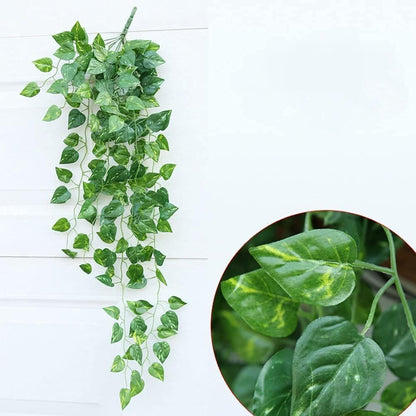 Unilove 84 feet 12 Pack Fake Vines Artificial Ivy Leaves Plants Hanging Greenery Plant Garland for