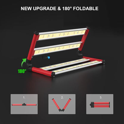 AGLEX 240W LED Grow Lights UV IR Grow Lights for Indoor Plants with 780PCS Diodes Daisy Chain