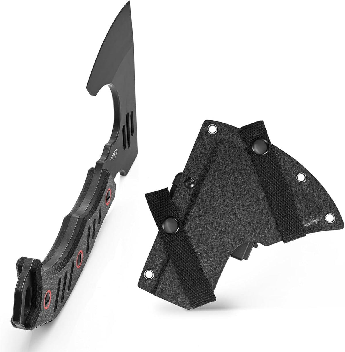 C1391 Camping Axe Camping Hatchet,DC53 Steel Blade with Micarta Handle Survival Hatchets Bushcraft
