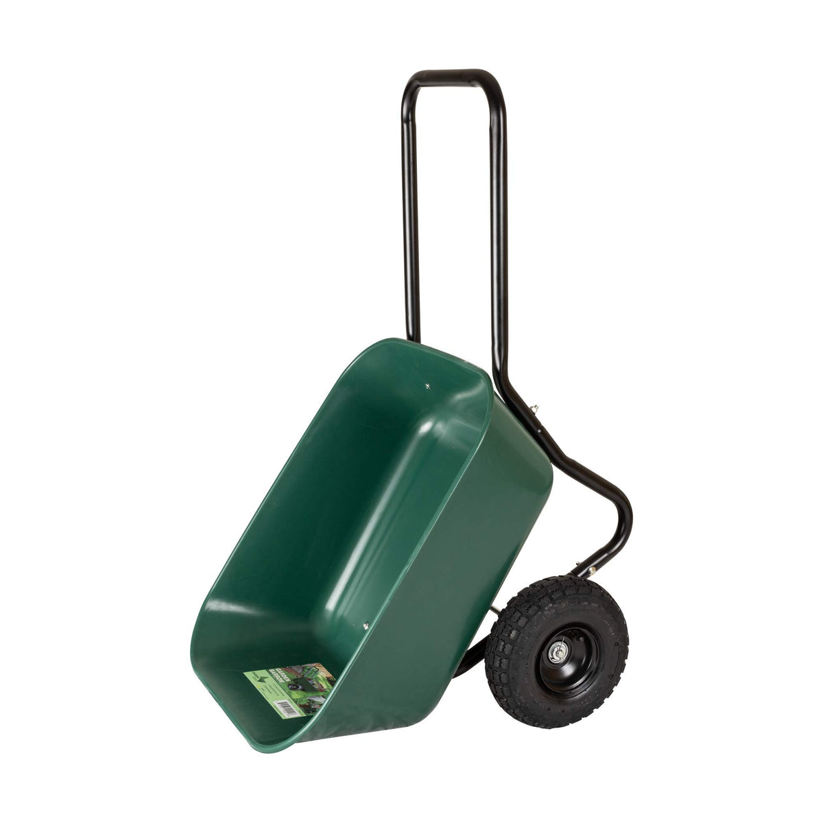 Garden Star 70019 Garden Barrow Dual-Wheel Residential Wheelbarrow Garden Cart
