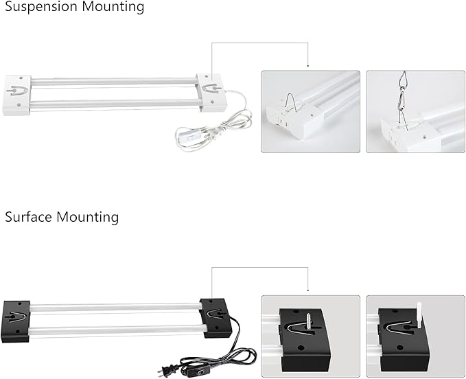 LED Grow Lights 16W Full Spectrum Integrated Growing Lamp Lighting Fixtures with High PPFD for
