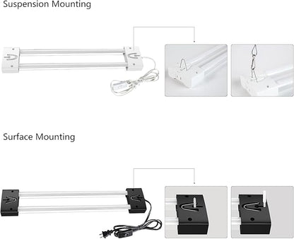 LED Grow Lights 16W Full Spectrum Integrated Growing Lamp Lighting Fixtures with High PPFD for