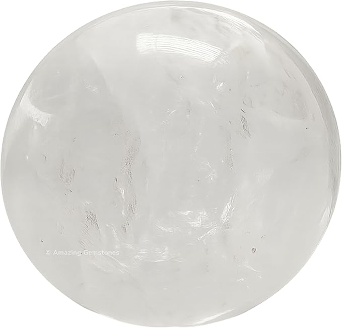 Amazing Gemstone Clear Quartz Crystal Ball with Stand - 2 Inches Crystal Sphere Meditation Balls
