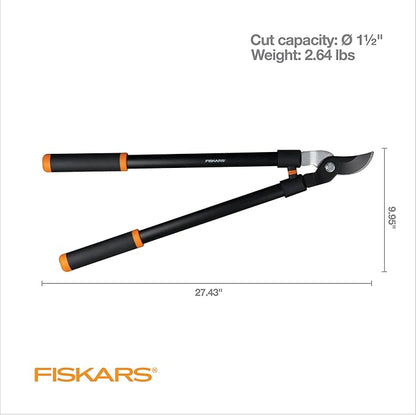 Fiskars 28" Loppers for Tree Trimming, Heavy Duty, Rust-Resistant Sharp Bypass Steel Blade Loppers