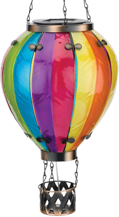 Regal Art & Gift Hot Air Balloon Solar Lantern – Hanging Solar-Powered LED Lights, Waterproof