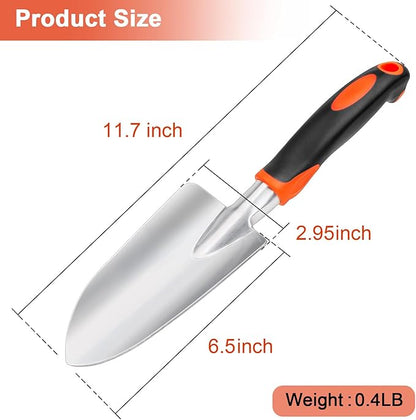 Garden Shovel Garden Hand Trowel, Heavy Duty Hand Shovel with Ergonomic Handle, Small Gardening