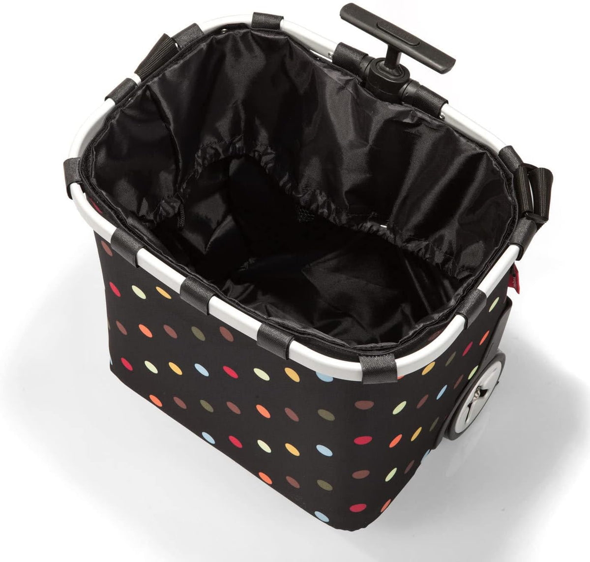 reisenthel carrycruiser dots - Portable Shopping Trolley with Sturdy Aluminum Frame, Shoulder Strap