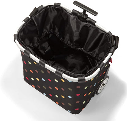 reisenthel carrycruiser dots - Portable Shopping Trolley with Sturdy Aluminum Frame, Shoulder Strap