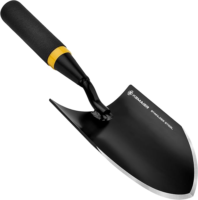 Heavy Duty Stainless Steel Garden Trowel and Shovel, Easy Digging and Weeding, Durable Garden Tools