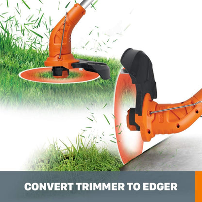 Worx String Trimmer Cordless & Edger 20V 10" Weed Trimmer PowerShare (Battery & Charger Included)