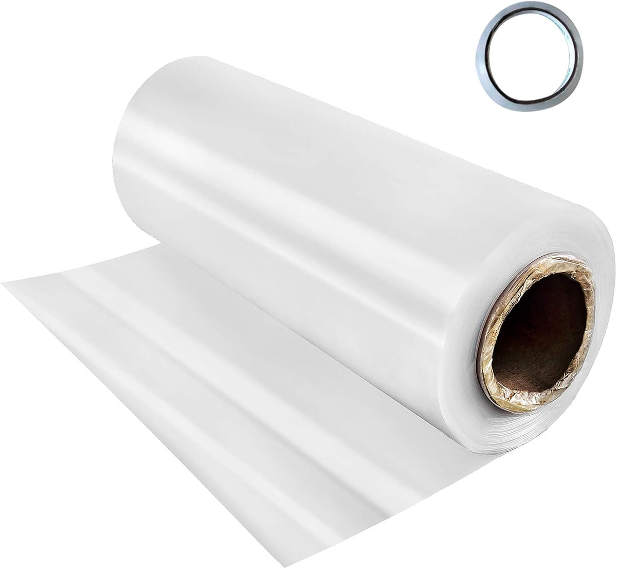 VEVOR Greenhouse Plastic Sheeting 32 x 25 ft, 6 Mil Thickness UV Resistant Clear Polyethylene Film
