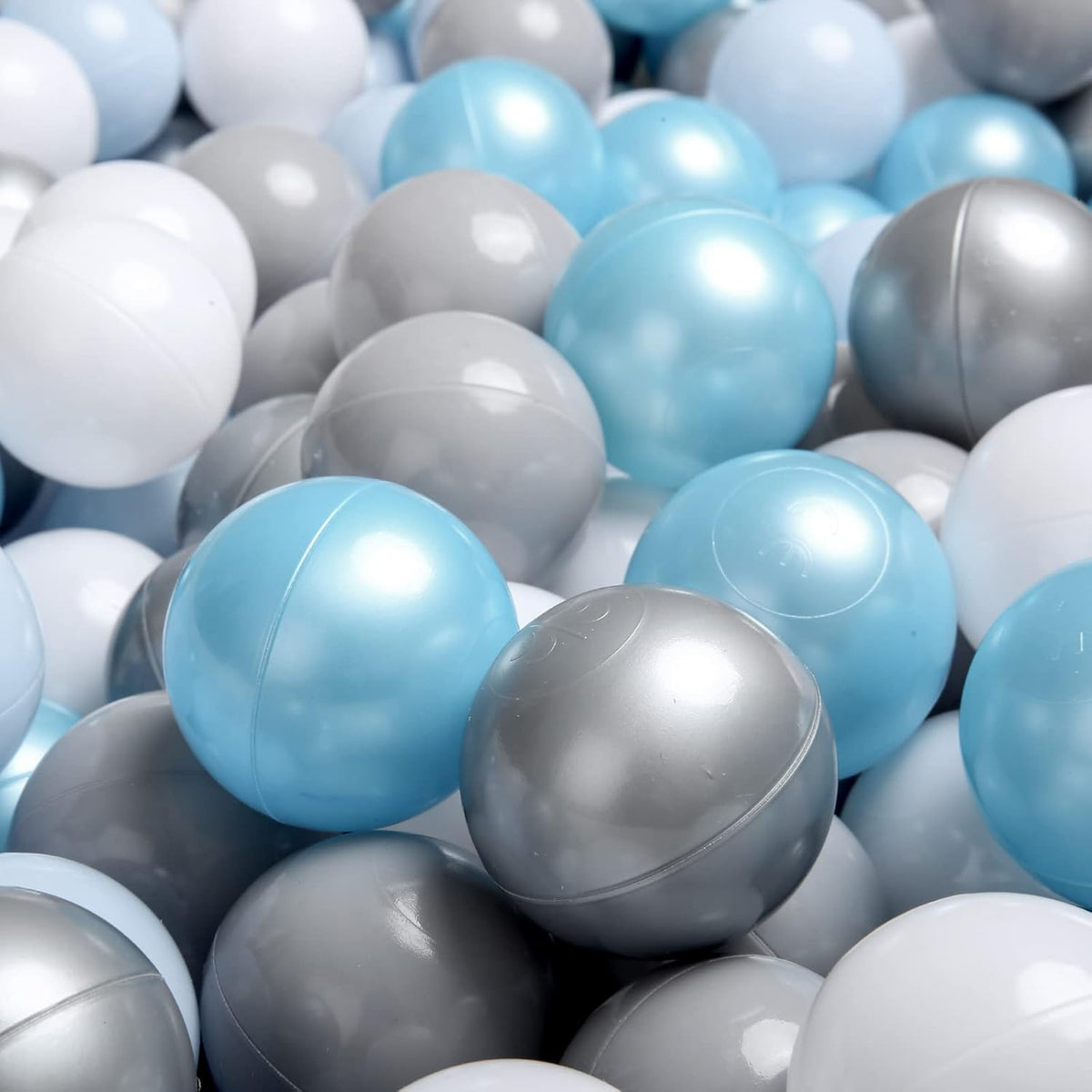 TRENDPLAY Plastic Balls for Ball Pits 2.2 Inch, Pack of 50 100 200 500 Hollow Balls, Perfect for