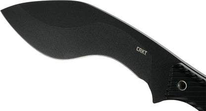 CRKT Clever Girl Kukri Compact Machete: Heavy Duty Powder Coated SK-5 Carbon Steel Blade, Textured