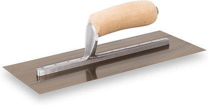 MARSHALLTOWN Curry Style Trowel, 12x5 Inches, Ideal for Plastering and EIFS, Made in the USA, 101CST