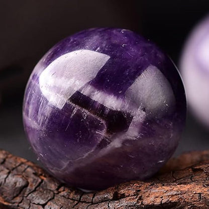 5-6cm/1.96-2.36inch Natural Amethyst Sphere Crystal Ball Hand Polished Decorative Sphere Healing