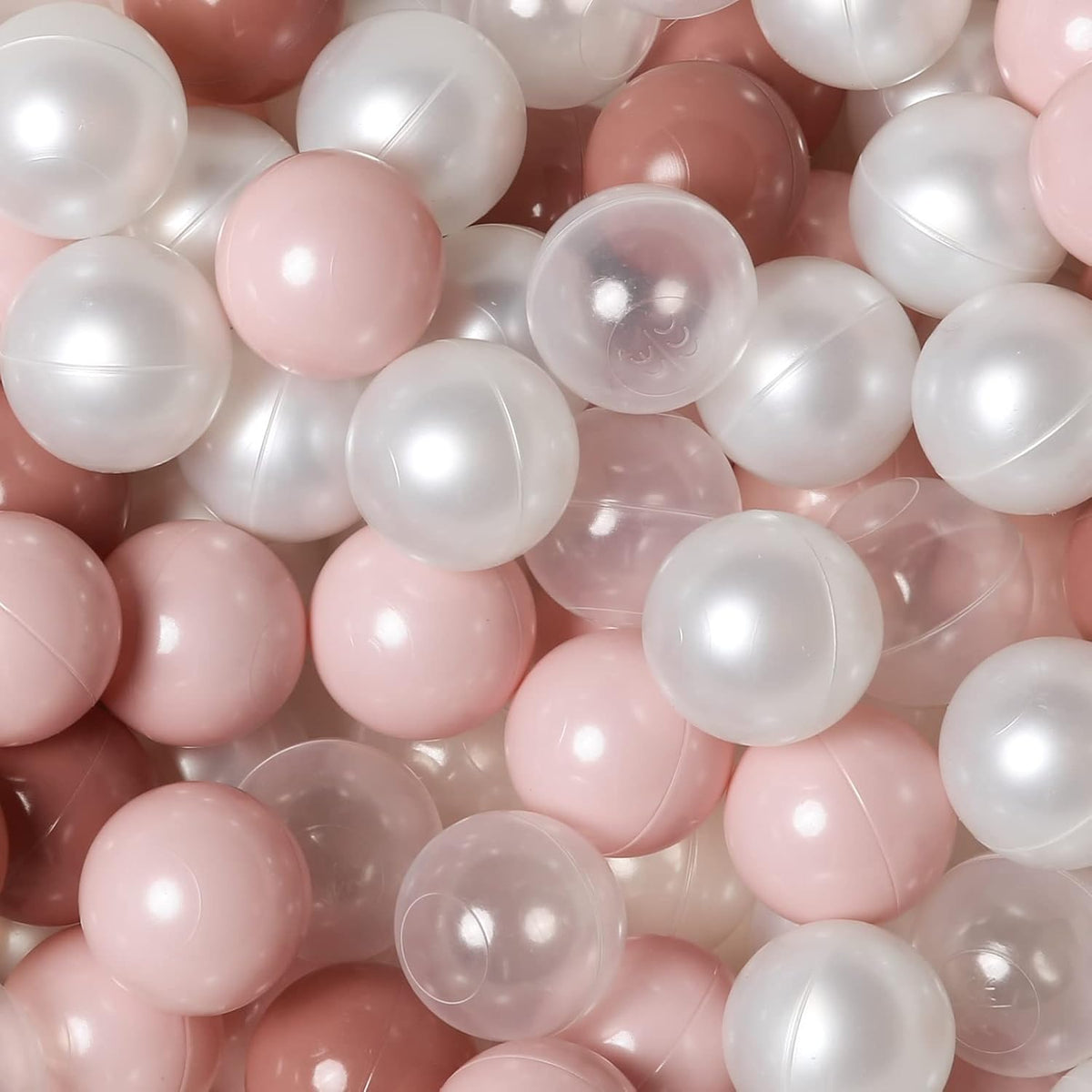 TRENDPLAY Plastic Balls for Ball Pits 2.2 Inch, Pack of 50 100 200 500 Hollow Balls, Perfect for