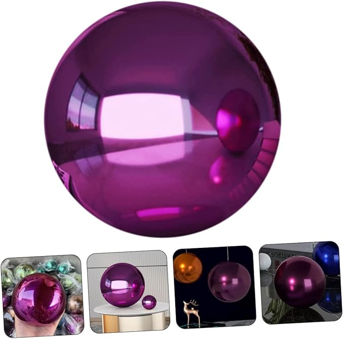 Gazing Globe Mirror Ball 4.72 Inch, Set of 2 – Perfect for Garden Decorations, Outdoor Spaces, and