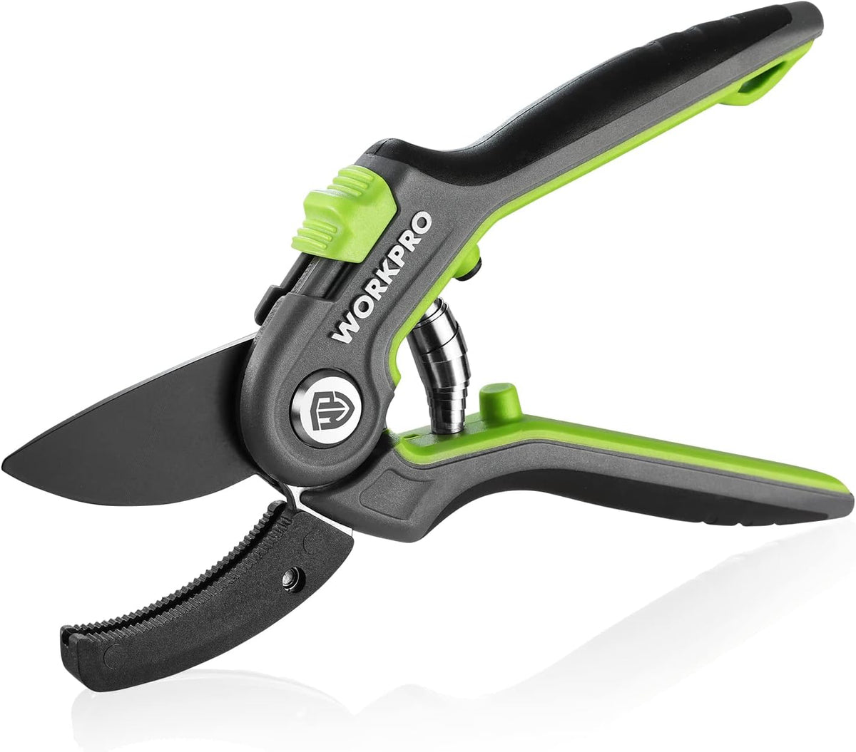 WORKPRO Anvil Pruning Shears, 8’’ Professional Gardening Hand Pruner with SK5 Steel Sharp Blades
