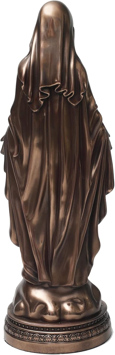 12 Inch Blessed Virgin Mary Decorative Figurine，Catholic Religious Gifts 12 Inch Resin Statue