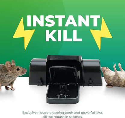 Rat Traps Indoor and Outdoor - 3 Pack Dual-Entry Large Rat Trap Outdoor and Indoor for Home, Garden