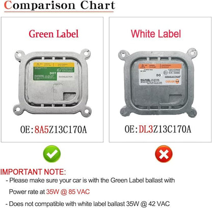 O-NEX Xenon D1S D3S 35W HID Ballast 8A5Z13C170A Factory OEM Direct Replacement Control Unit Module