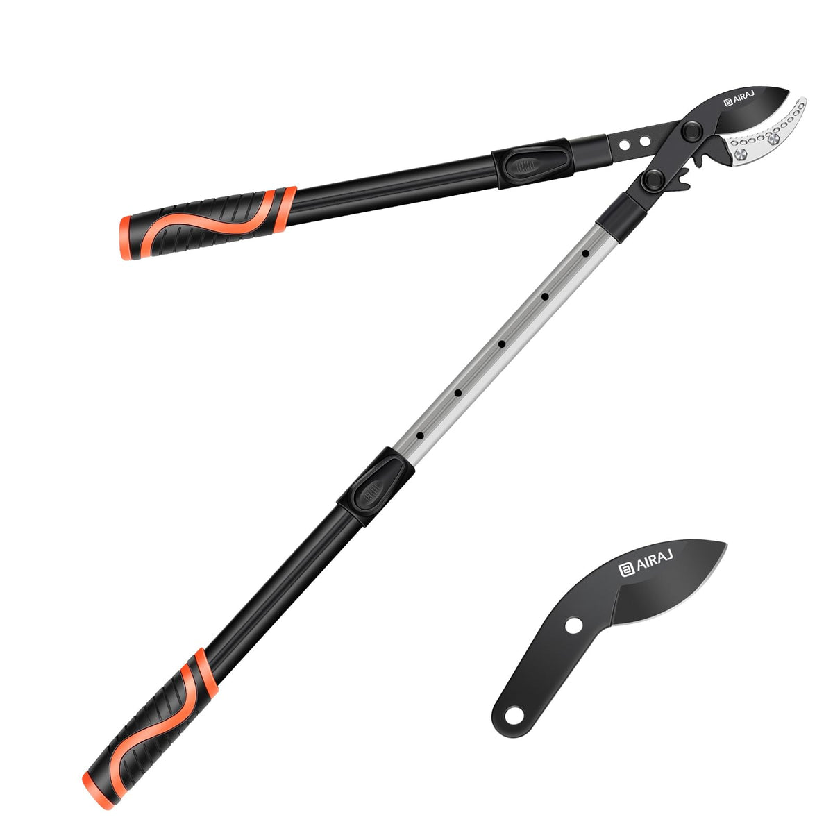AIRAJ 26-39'' Extendable Anvil Loppers,Heavy Duty Branch Cutter up to 2.75'' Cut Capacity, Tree