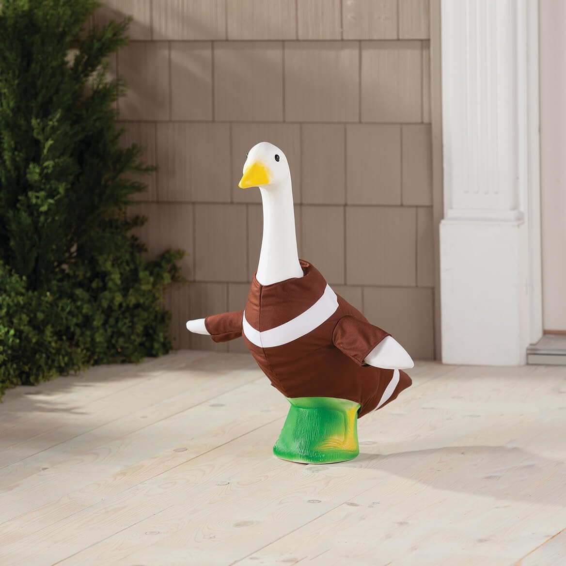Fox Valley Traders Gaggleville Football Goose Outfit, Fits Large 23" H Statue