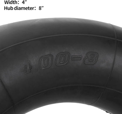 RUTU 4.80/4.00-8 480/400-8 Inner Tube with TR87 Angled Valve for Mini Bikes Go-Kartings Mowers Hand