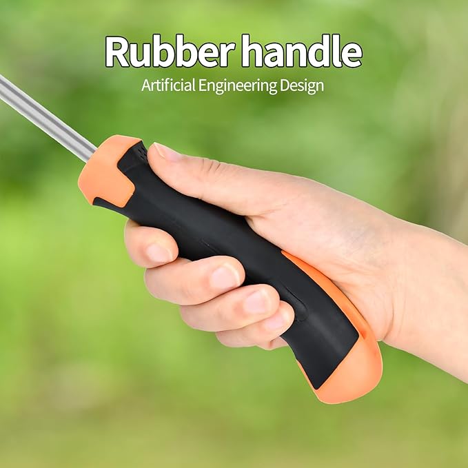 Weed Puller Tool，2024 New Garden Weeder Tool Stainless Steel Hand Weeder Tool,4 Teethes Dual