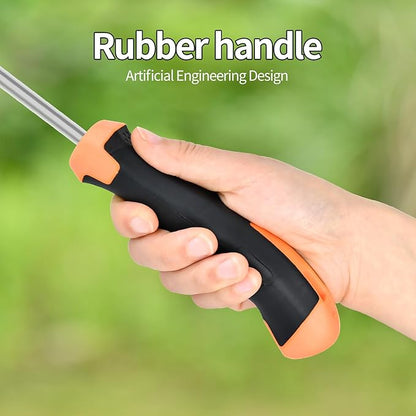 Weed Puller Tool，2024 New Garden Weeder Tool Stainless Steel Hand Weeder Tool,4 Teethes Dual