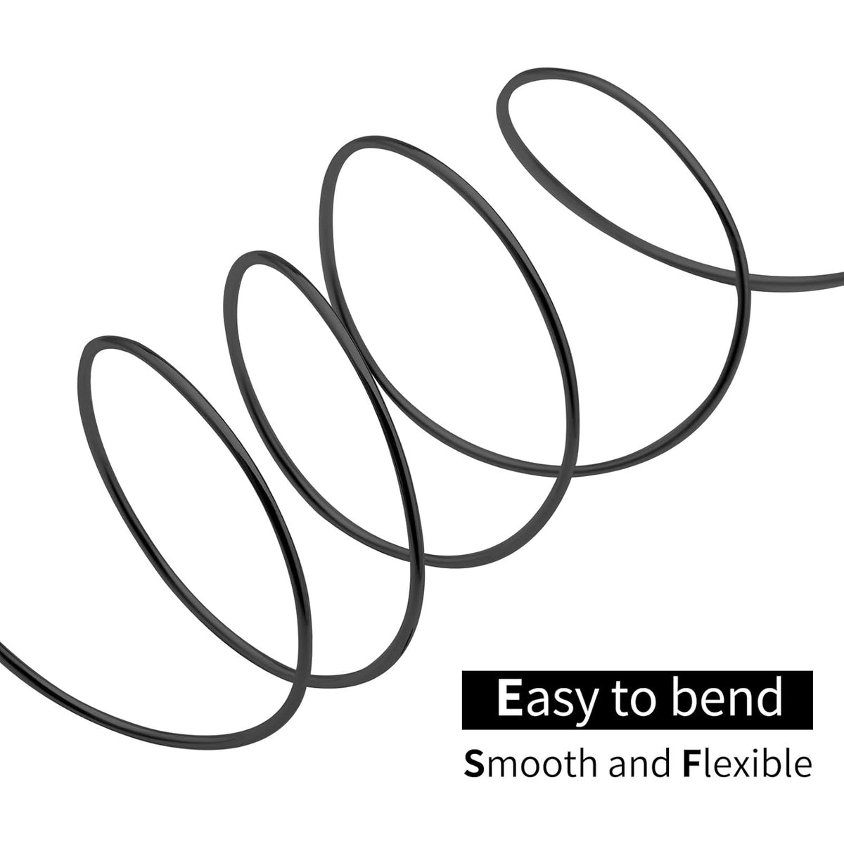 Black-2.0-Anodized Aluminum Bonsai Training Wire 250g Large Roll,Many Size to Choose,KSVZS Bendable