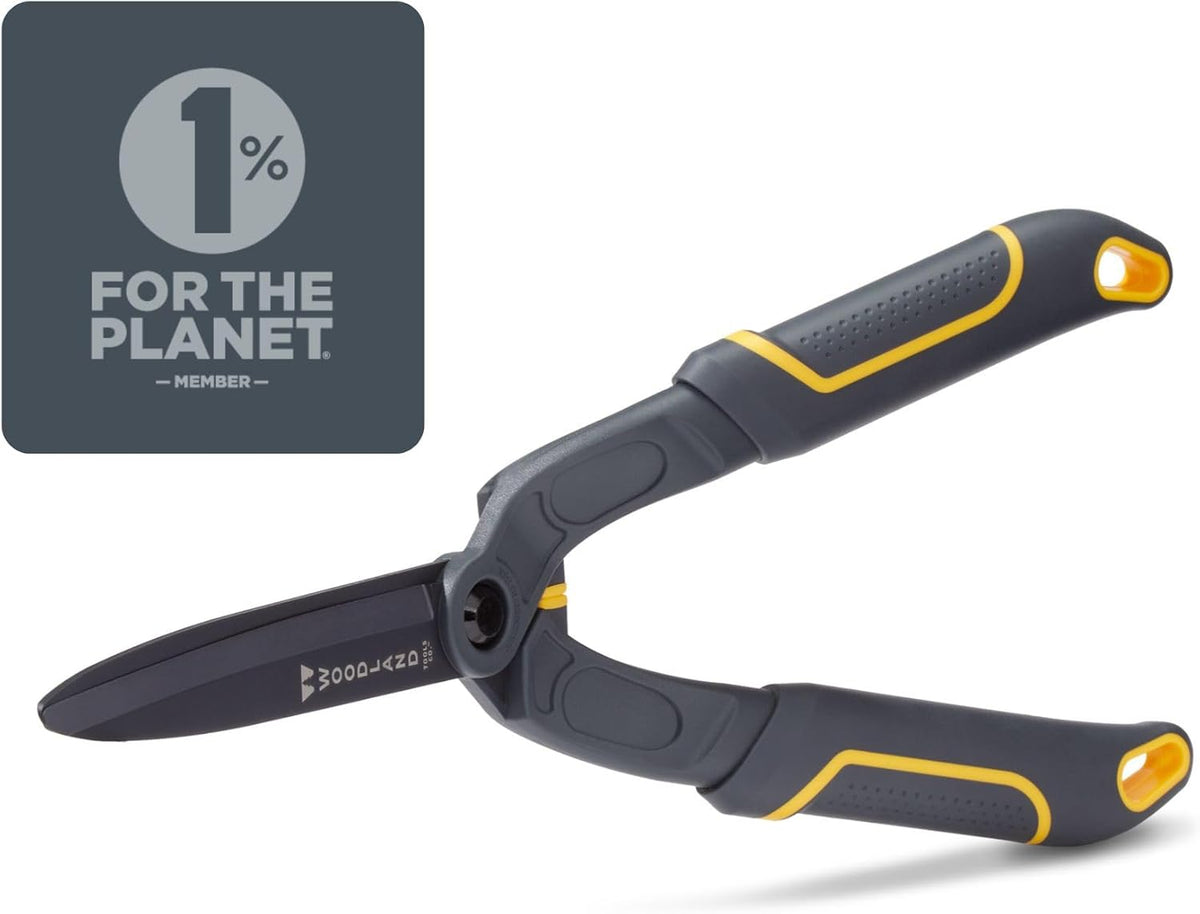 Woodland Tools Duralight Hedge Shears, 16 Inch Lightweight Manual Hedge Clippers with 7.5 Inch Non