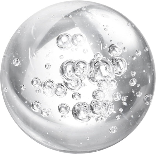 uxcell 30mm/1.2" Crystal Sphere Ball Bubble Glass Solid Decorative Sphere Crystal Ball Prop