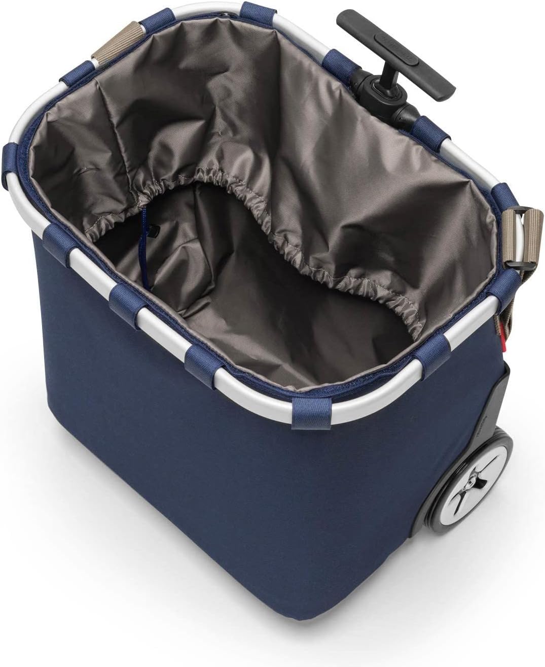 reisenthel carrycruiser Dark Blue - Portable Shopping Trolley with Sturdy Aluminum Frame, Shoulder