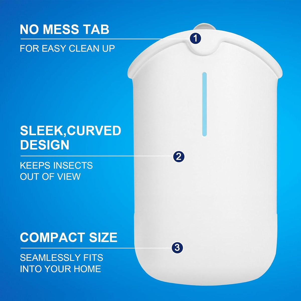 2 Flying Insect Traps & 2 Cartridges - Compatible with ZEVOM364A Refill - Plug in Fruit Fly Trap