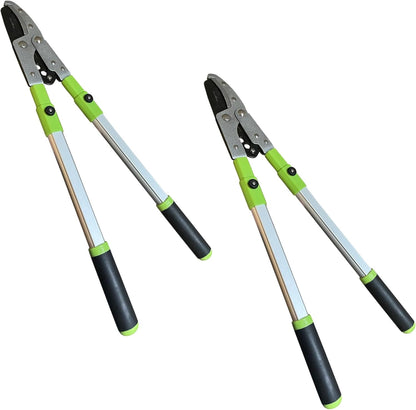 Garden Guru Extendable Anvil Lopper Tree Trimmer with Compound Action, Chops Thick Branches with
