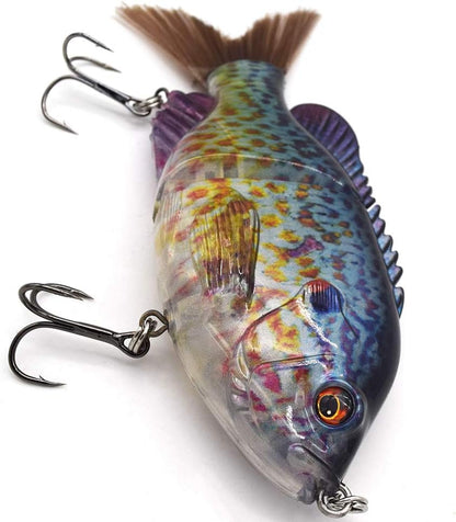 5.9in Multi Jointed Swimbait Fishing Lures Bait,2 Segment Big Giant Sinking Fishing Bass