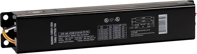 OHLECTRIC Replacement for Keystone KTEB-2110-UV-TP-PIC 2 Lamp T12 Electronic Fluorescent Ballast |