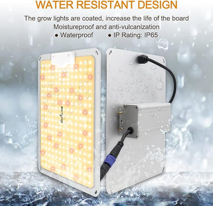 LED Grow Light, SP1000 Sunlike Full Spectrum Dimmable Plant Lights with Thermometer Hygrometer