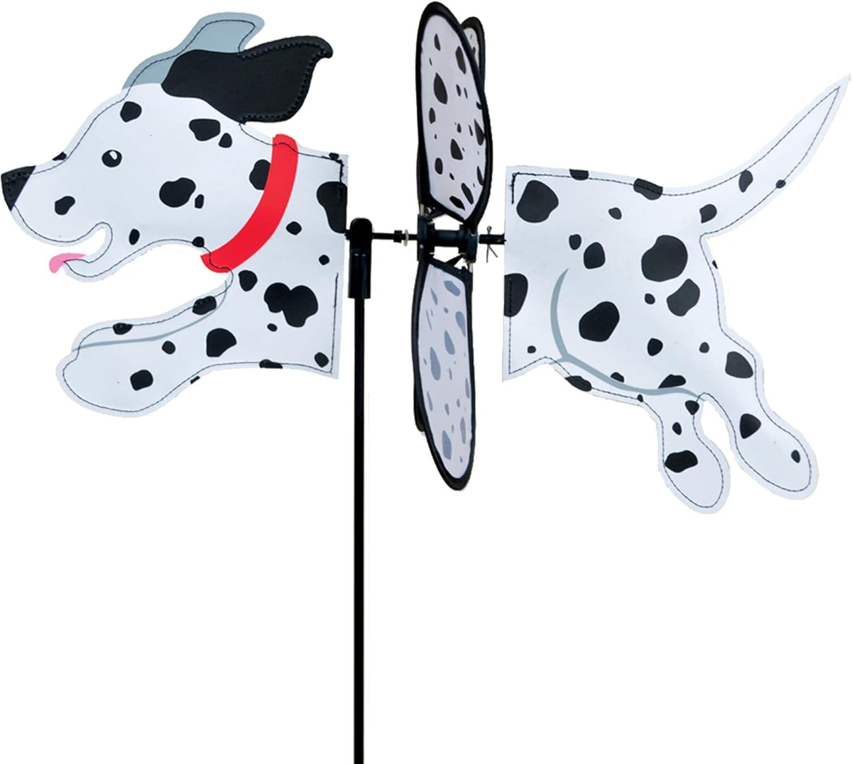 Premier Kites Petite Spinner Dalmation – Whimsical Wind Spinner for Yard & Garden, Durable