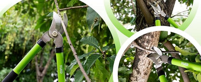 YIAD Loppers for Tree Trimming, Garden Shears Set-Heavy Duty Branch Cutter Pruning Shears Set