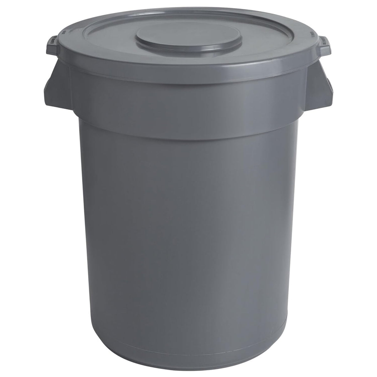 PRO&Family Trash can with Lid (Gray, 44 Gallon)